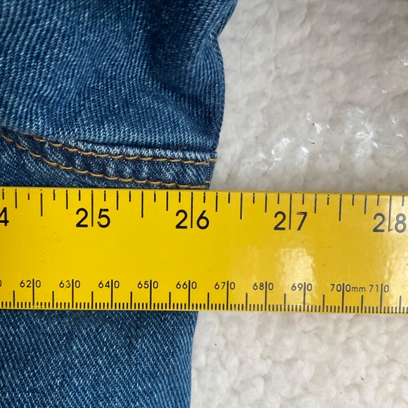 Lee Blue Denim Men’s XL Jacket NWT W/ Brown Corduroy Collar & Fleece Lining - Picture 6 of 16